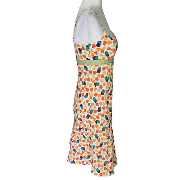 Shoshanna Vintage Tulip Floral Bow Detail Fit & Flare Midi Slip Dress - 6 - Picture 4 of 11